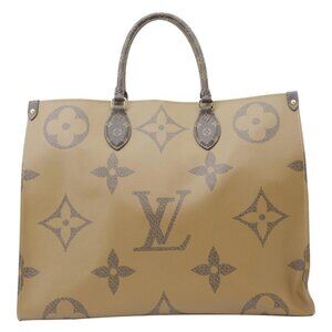 Louis Vuitton  Onthego GM Giant Monogram Canvas Tote Bag Brown